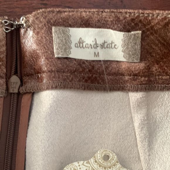 Altar’d State Brown Skirt -> Altar’d State Brown Skirt - Picture 2 of 3